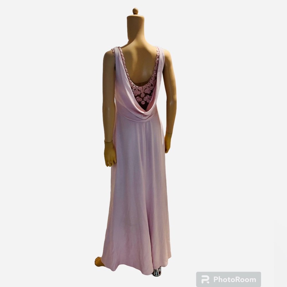 Valentino draped back embellished evening gown - Picture 1 of 6